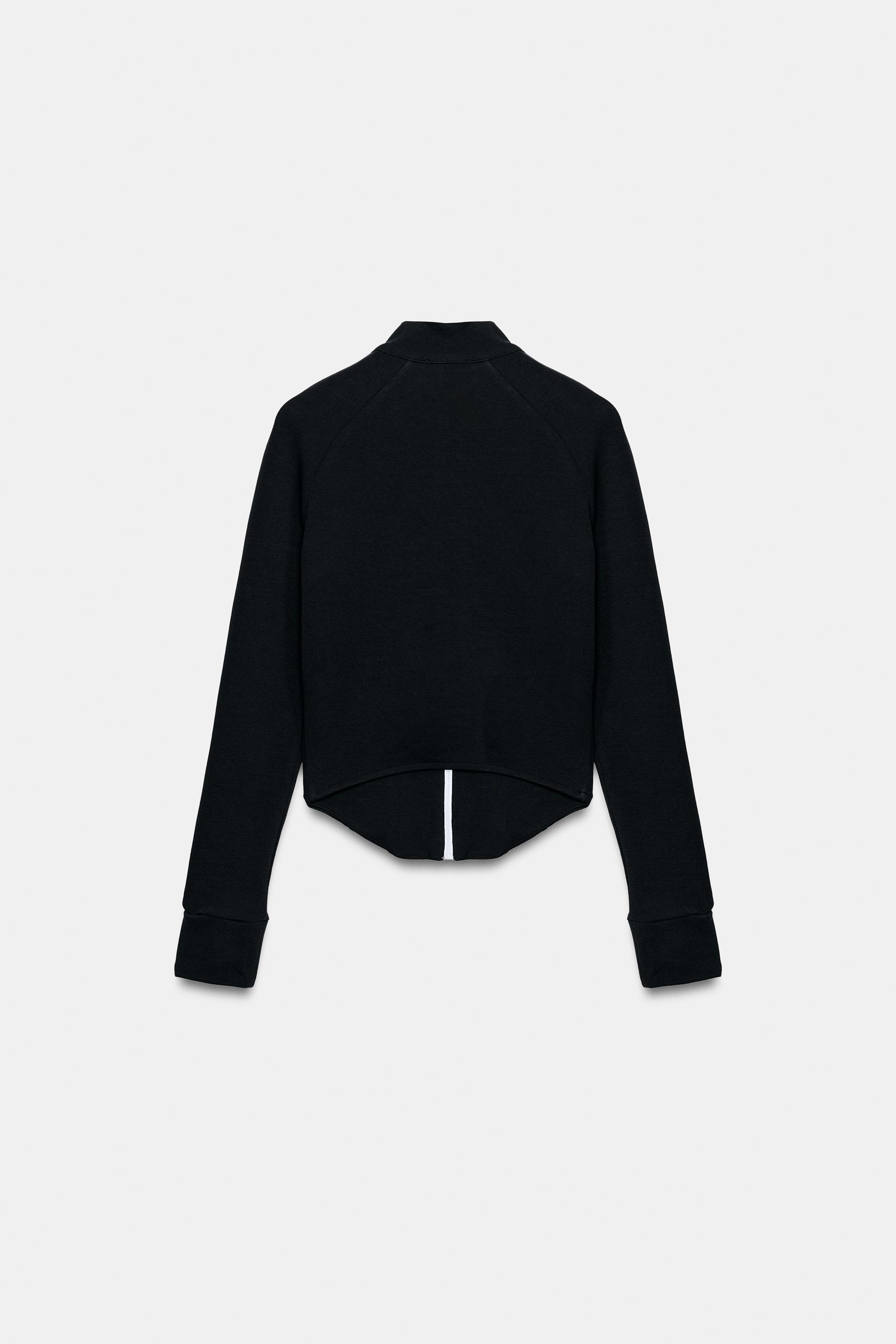 CONTRAST PIPING CORSET HEM JACKET